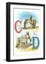 Alphabet Animals, C and D-null-Framed Premium Giclee Print