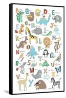 Alphabet Animals-Elizabeth Caldwell-Framed Stretched Canvas