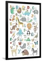 Alphabet Animals-Elizabeth Caldwell-Framed Giclee Print