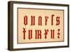 Alphabet, archaic letters, lower case-Unknown-Framed Giclee Print