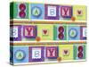 Alphabet Baby repeat-Holli Conger-Stretched Canvas