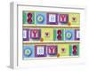Alphabet Baby repeat-Holli Conger-Framed Giclee Print