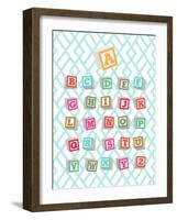 Alphabet Blocks-Bella Dos Santos-Framed Art Print