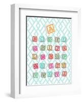 Alphabet Blocks-Bella Dos Santos-Framed Art Print