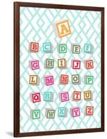 Alphabet Blocks-Bella Dos Santos-Framed Art Print