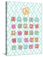 Alphabet Blocks-Bella Dos Santos-Stretched Canvas