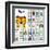 Alphabet Cards-upstudio-Framed Art Print