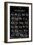 Alphabet Chart-Vision Studio-Framed Art Print