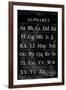 Alphabet Chart-Vision Studio-Framed Art Print