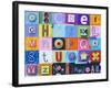 Alphabet Collage-Holli Conger-Framed Giclee Print