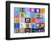 Alphabet Collage-Holli Conger-Framed Giclee Print