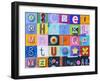 Alphabet Collage-Holli Conger-Framed Giclee Print