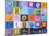 Alphabet Collage-Holli Conger-Mounted Giclee Print