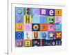 Alphabet Collage-Holli Conger-Framed Giclee Print