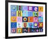 Alphabet Collage-Holli Conger-Framed Giclee Print