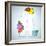 Alphabet Glass Spring With Flowers-gubh83-Framed Premium Giclee Print