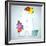 Alphabet Glass Spring With Flowers-gubh83-Framed Premium Giclee Print