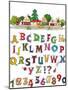 Alphabet HAPPY WORLD COLLECTION-IR Stone-Mounted Art Print