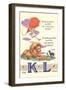 Alphabet, K and L-null-Framed Art Print