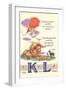 Alphabet, K and L-null-Framed Art Print