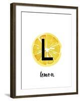 Alphabet Lemon-Kristine Hegre-Framed Giclee Print