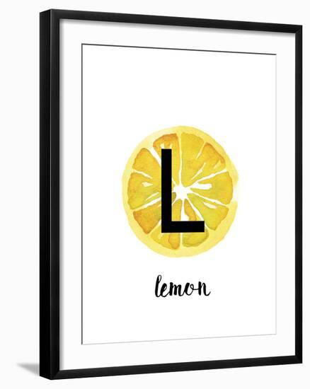 Alphabet Lemon-Kristine Hegre-Framed Giclee Print