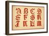 Alphabet, letters A-M, upper case-Unknown-Framed Giclee Print