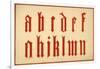 Alphabet, letters a-n, lower case-Unknown-Framed Giclee Print