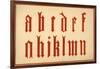 Alphabet, letters a-n, lower case-Unknown-Framed Giclee Print