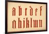 Alphabet, letters a-n, lower case-Unknown-Framed Giclee Print