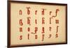 Alphabet, letters a-z, lower case-Unknown-Framed Giclee Print