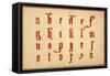 Alphabet, letters a-z, lower case-Unknown-Framed Stretched Canvas