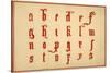 Alphabet, letters a-z, lower case-Unknown-Stretched Canvas