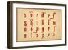 Alphabet, letters a-z, lower case-Unknown-Framed Giclee Print