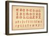 Alphabet, letters A-Z, upper and lower case-Unknown-Framed Giclee Print