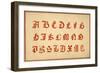 Alphabet, letters A-Z, upper case-Unknown-Framed Giclee Print