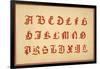 Alphabet, letters A-Z, upper case-Unknown-Framed Giclee Print