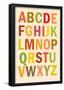 Alphabet (List) Art Poster Print-null-Framed Poster