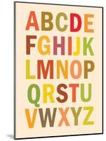 Alphabet (List) Art Poster Print-null-Mounted Art Print