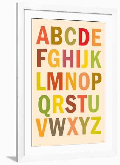 Alphabet (List)-null-Framed Art Print