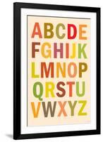 Alphabet (List)-null-Framed Art Print