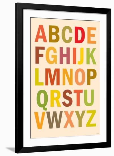 Alphabet (List)-null-Framed Art Print