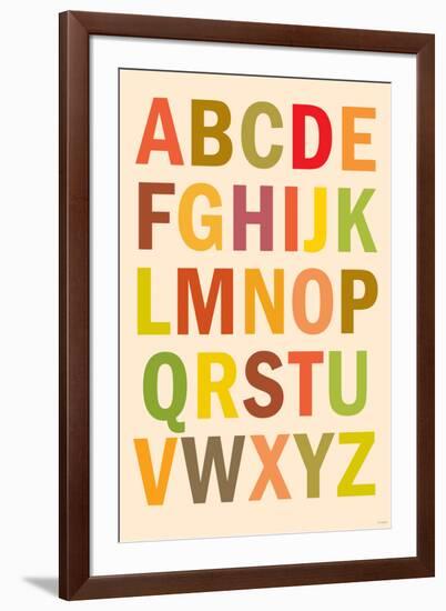 Alphabet (List)-null-Framed Art Print