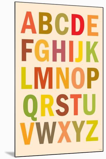 Alphabet (List)-null-Mounted Art Print