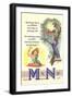 Alphabet, M and N-null-Framed Art Print