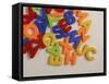 Alphabet Magnets-null-Framed Stretched Canvas