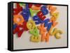 Alphabet Magnets-null-Framed Stretched Canvas