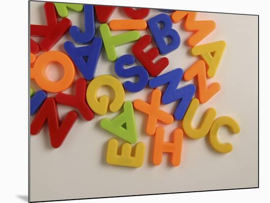 Alphabet Magnets-null-Mounted Photographic Print