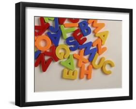 Alphabet Magnets-null-Framed Photographic Print