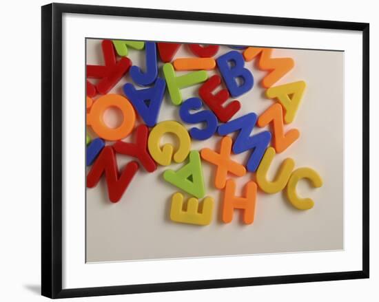 Alphabet Magnets-null-Framed Photographic Print